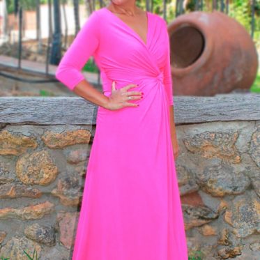 VESTIDO EVEL FUCSIA