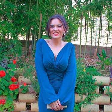 VESTIDO ADELA PETRÓLEO